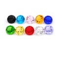 Miniatyrbillede 4 af 5: Glas Krystal Diamantform Paperweights Facet Juvel Red