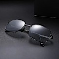 Miniatyrbilde 1 av 8: Alloy Fold Photochromic Solbriller Polarized Men Folding Sun Gl A