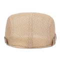 Miniatyrbilde 7 av 7: 1 Stk Herre Casual Hat Berets Caps Cabbie Flat Cap Pustende Mes Beige