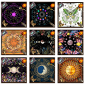 Miniatyrbillede 2 af 8: Tarot klud Celtic Triple Moon Tarot borddæksel hollandsk fleece T TLB-206