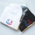 Miniatyrbilde 6 av 8: Kvinner Menn Strikkelue Vinter Hip Hop Varm Myk Beanie Smiley Fa Black1