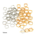 Miniatyrbilde 1 av 8: 50 stk. To-hulls CCB Beads Ramme Spacer Beads DIY Halskjede Armbånd I