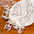 Miniatyrbild 2 av 8: Cat Cookie ters Kitty Butt Form DIY Kex Cookie Form Stamp A