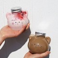 Miniatyrbilde 2 av 8: Søte kattevannflasker for melk, te, kaffe, juice, bærbar drikke 2