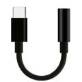 Miniatyrbilde 1 av 7: Type C til 3,5 mm Aux Adapter Type-c 3,5 Jack o Kabel Hodetelefon C Black
