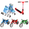Miniatyrbillede 2 af 8: Finger Skate Board Tech Two Wheels Mini Scooter Fingerboard Sho A7 Blue  motor