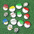 Pikkukuva 5 / 8: 1 kpl Cap pidikkeet Mark Golfpallon asento Irrotettava Golfhattu M White C
