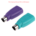 Miniatyrbilde 1 av 5: 1 Par tastaturmus PS2 til PS/2 USB Adapter Converter for usb