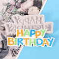 Pikkukuva 4 / 5: Silikoni 3D Happy Birthday Letters Numers Mold Cake Tool Kitche 5