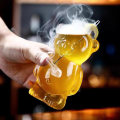 Miniatyrbild 5 av 8: Björnformad glaskopp Creative Cocktailglasögonkoppar Transparen