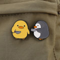 Miniatyrbilde 3 av 8: dvs. Killer Emalje Pins Chick Little Penguin Dolk Brosjer Lap A4