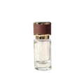 Miniatyrbillede 6 af 8: 20 ml tom glasparfumeflaske med skruelæderlåg fin tåge Brown