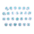 Miniatyrbillede 1 af 8: Kageform Kage Dekoration Værktøjer Alfabet Nummer Cookie ter S Uppercase Letters