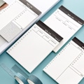 Miniatyrbilde 4 av 5: Daglig Ukentlig Planlegger Agenda Notatbok Rivbar Memo To Do List todo-list