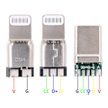 Pikkukuva 6 / 8: Pikalataus Type-C USB 5A urosliittimen hitsaus USB OTG D:llä A3