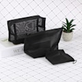 Miniatyrbillede 4 af 5: Mesh Makeup Case Organizer Opbevaringspose Lynlås Toiletartikler Rejse 2(triangle large)