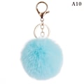 Pikkukuva 6 / 8: 8cm e Key Pehmeä Fluffy Fur Ball Avaimenperä Fluffy Avaimenperät Trink A9