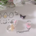 Miniatyrbillede 7 af 8: Cinnamorolls Anime Ring Justerbart Tilbehør og HelloKittys My A5