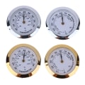 Miniatyrbilde 3 av 8: Direct Pin Embedded 37mm Pointer Mini Termometer Hygrometer Fo Thermometer Gold