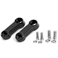 Miniatyrbillede 1 af 5: 2 STK Motorcykel bakspejle Extension Riser Extend Adapter Black