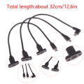 Miniatyrbillede 2 af 8: Micro Type USB USB 3.1 hanstik til Type-c USB 3.1 hun 02