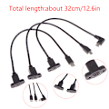 Pikkukuva 2 / 8: Micro Type- USB USB 3.1 Uros -liitin Type-c USB 3.1 Female -liitäntään 02