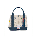 Miniatyrbillede 5 af 8: Kvinders lærredshåndtaske ensfarvede kvinders Casual Large Capacit Blue