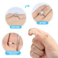 Miniatyrbild 4 av 7: 8 storlekar Invisible Clear Ring Size Adjuster Resizer Lös ring R