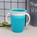 Miniatyrbilde 1 av 8: 360 grader kan roteres Magic Cup Baby Learning Drikkekopp Blue