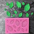 Miniatyrbilde 3 av 8: Roseblad Silikonform Blader Fondant DIY Kakedekoreringsverktøy A