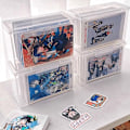 Miniatyrbillede 3 af 8: INS Transparent Plast Opbevaringsboks 3 Tommer Foto Kort Lille Bil 1PCS