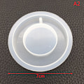 Miniatyrbillede 8 af 8: Nøglering vedhæng Form Sæt DIY Pendant Resin Form Krystal Epoxy A5