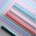 Miniatyrbilde 4 av 8: 30 hull plastspiralringer for A4-papirnotebook-skrivesaker A8