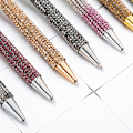 Miniatyrbillede 4 af 8: Tryk Metal Kuglepenne Diamant Multi-farve Gavepen Creativ A8