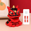 Miniatyrbillede 1 af 8: Style Lion Dance Solar Ornaments Bring Wealth Good Fortune Des A3