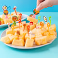 Pikkukuva 4 / 5: Sarjakuva Fruit Fork Set Party Buffet jälkiruokacocktailvoileipä A