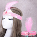 Pikkukuva 3 / 5: e Feather Headband Flapper Sequin Headpiece Costume Head Band d Green