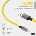 Pikkukuva 1 / 8: 120 W USB -C-tyypin nestemäinen silikonikaapeli PD-pikalatauskaapeli Yellow Type-C