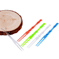 Pikkukuva 3 / 5: 80 kpl Mini Color läpinäkyvät kertakäyttöiset haarukat juhliin BBQ Sti 80pcs