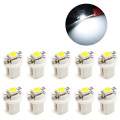 Miniatyrbillede 1 af 6: 10 Stk T5 B8.5d LED Lys Bil Dashboard Pære Biler Interiør Lampe
