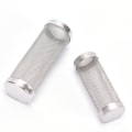 Miniatyrbilde 3 av 8: holdbart rustfritt stål filter mesh akvariefilter vakt fisk 6.8cm