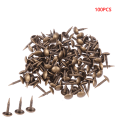 Miniatyrbillede 1 af 8: 100 Stk Antik Bronze Polstring Negle Smykker Trææske Sofa Ta A