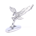 Miniatyrbilde 3 av 5: Bilfrontdeksel Krom panserdekorasjonsmerke 3D-emblem Angel Ea