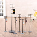 Miniatyrbillede 3 af 5: 1:42/1:87/1:100 Elektrisk Line Pole Model til Tog Microlandsca A1