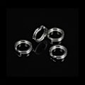 Miniatyrbilde 5 av 8: 100 stk Fishing Split Rings 2,5-8mm Bait Snap Sølv Rustfri S 4