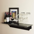 Miniatyrbild 5 av 5: 1st 30cm Stemware Vinglasställ Väggmonterbart smidesjärn