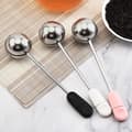 Miniatyrbilde 4 av 8: Bærbar 304 rustfritt stål roterende te-infuser og kaffegrutfilter B