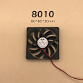 Miniatyrbillede 7 af 8: DC børsteløs blæser Computerkabinet Køleblæser 5V 12V 24V Leje C DC8015 12V