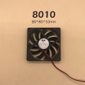 Pikkukuva 7 / 8: DC Harjaton tuuletin Case Jäähdytystuuletin 5V 12V 24V Laakeri C DC8020 5V