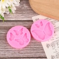 Miniatyrbillede 5 af 5: 1 Stk Butterfly Silikone Forme Mini Sommerfugle Kageform DIY Desse A